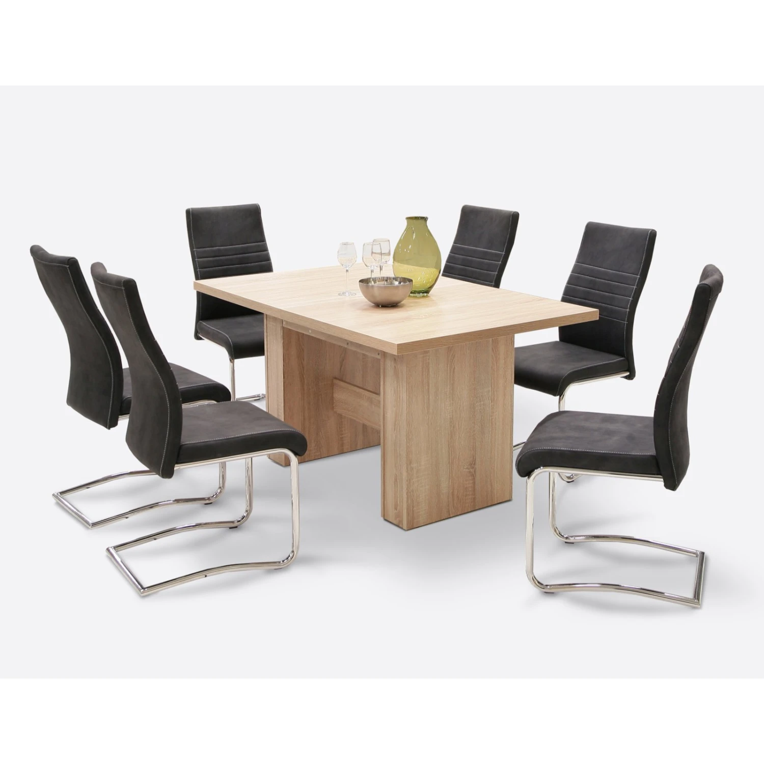 Esstisch - ausziehbar - Sonoma Eiche 3 Esstisch - ausziehbar - Sonoma Eiche – Bild 3