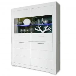 Vitrine - weiß - matt - mit Beleuchtung 8 Vitrine - weiß - matt - mit Beleuchtung -Esszimmer Verkaufsgeschäft 1023048800 09 1600Wx1600H