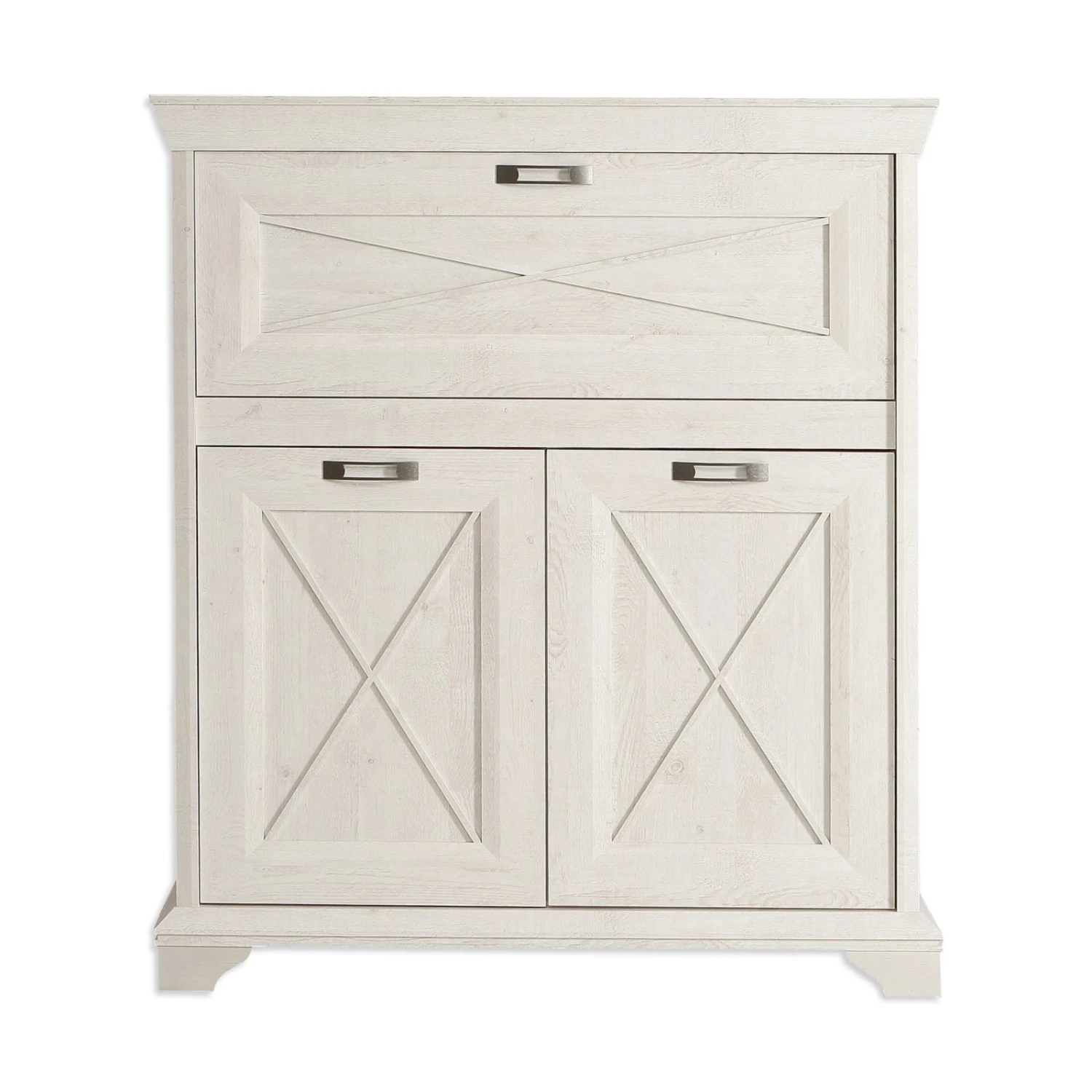 Barkommode - Pinie weiß - 123 cm breit 1 Barkommode - Pinie weiß - 123 cm breit