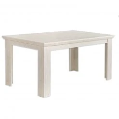 Esstisch - Pinie weiß - ausziehbar