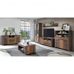 Wandregal - Old Wood Vintage - 160 cm breit -Esszimmer Verkaufsgeschäft 1023067600 03 1600Wx1600H