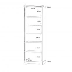 Vitrine - Artisan Eiche - 206 cm -Esszimmer Verkaufsgeschäft 1023068600 05 1600Wx1600H