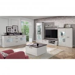 Vitrine - Pinie weiß - Touchwood - 211 cm hoch -Esszimmer Verkaufsgeschäft 1023069700 04 1600Wx1600H
