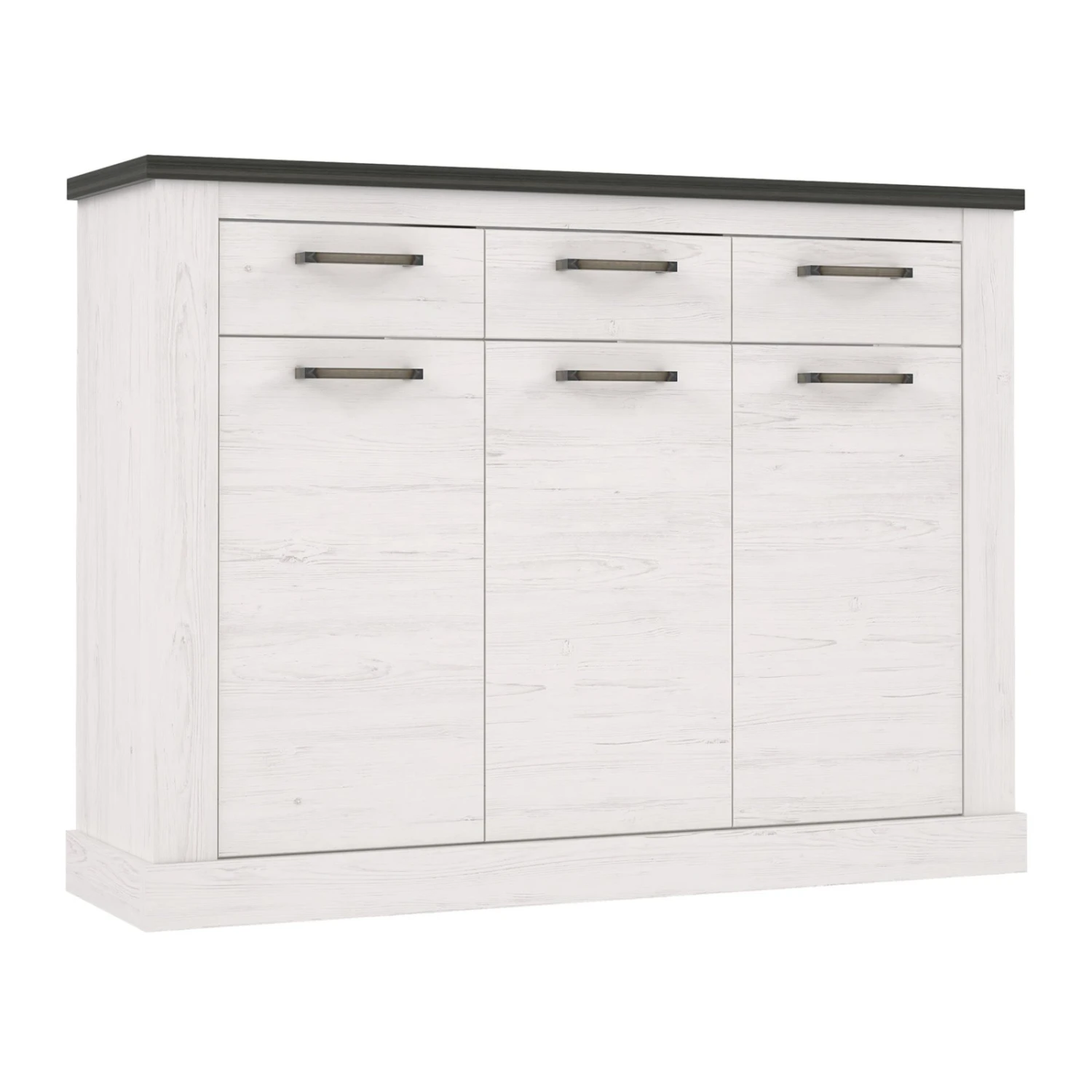 Sideboard - Pinie weiß-Touchwood - 140 cm 2 Sideboard - Pinie weiß-Touchwood - 140 cm – Bild 2