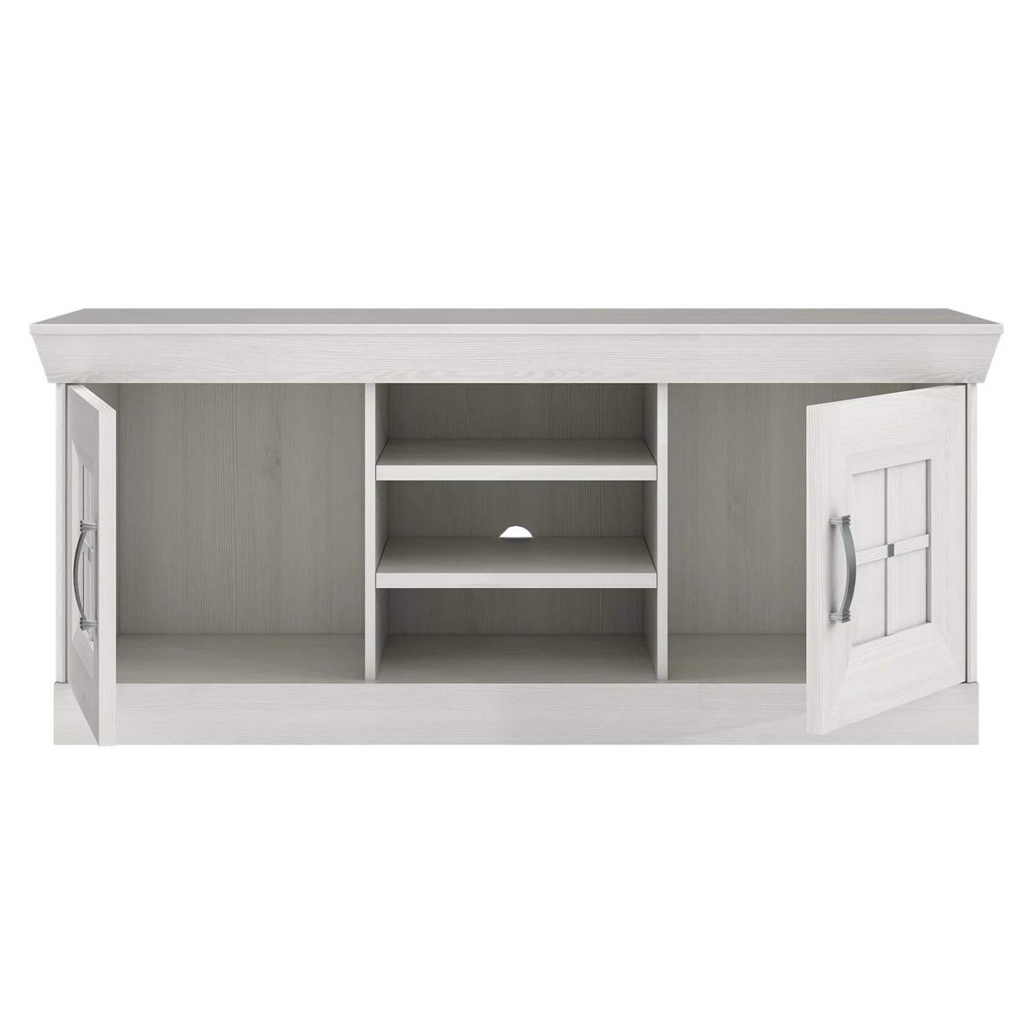 TV-Lowboard - Schneeeiche - 143 cm 2 TV-Lowboard - Schneeeiche - 143 cm – Bild 2