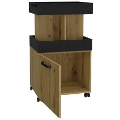 Hausbar - Artisan Eiche - Schwarzeiche - auf Rollen -Esszimmer Verkaufsgeschäft 1023075000 03 1600Wx1600H