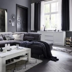 Sideboard - weiß - Glasfronten - 180 cm -Esszimmer Verkaufsgeschäft 1023075400 11 1600Wx1600H