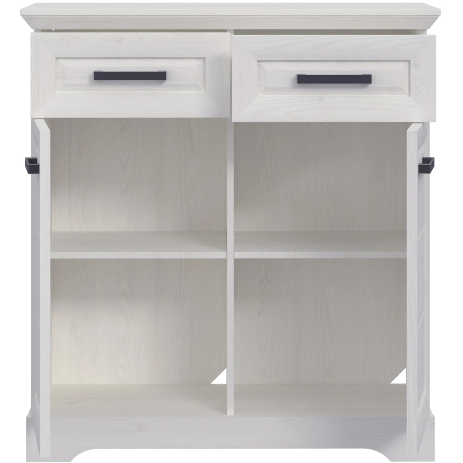 Garderobenkommode - Sibiu Lärche weiß - Soft-Close - 95 cm breit 4 Garderobenkommode - Sibiu Lärche weiß - Soft-Close - 95 cm breit – Bild 4