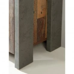 Highboardvitrine - Old Wood Vintage-Betonoptik - 151 cm breit -Esszimmer Verkaufsgeschäft 1023078500 03 1600Wx1600H