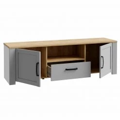 Lowboard - Eiche grau - Riviera Eiche - 166 cm breit -Esszimmer Verkaufsgeschäft 1023083500 04 1600Wx1600H