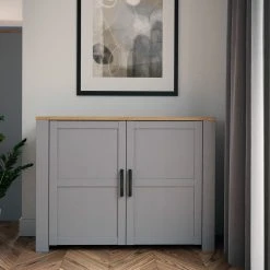 Kommode - Eiche grau - Riviera Eiche - 116 cm breit 11 Kommode - Eiche grau - Riviera Eiche - 116 cm breit -Esszimmer Verkaufsgeschäft 1023084200 05 1600Wx1600H