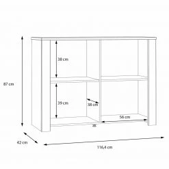 Kommode - Eiche grau - Riviera Eiche - 116 cm breit 13 Kommode - Eiche grau - Riviera Eiche - 116 cm breit -Esszimmer Verkaufsgeschäft 1023084200 07 1600Wx1600H