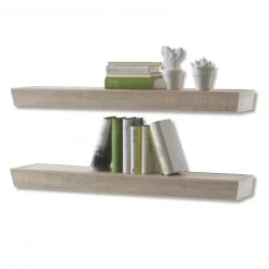 2er-Set Wandboard FERNANDO - Sonoma Eiche - 100 cm