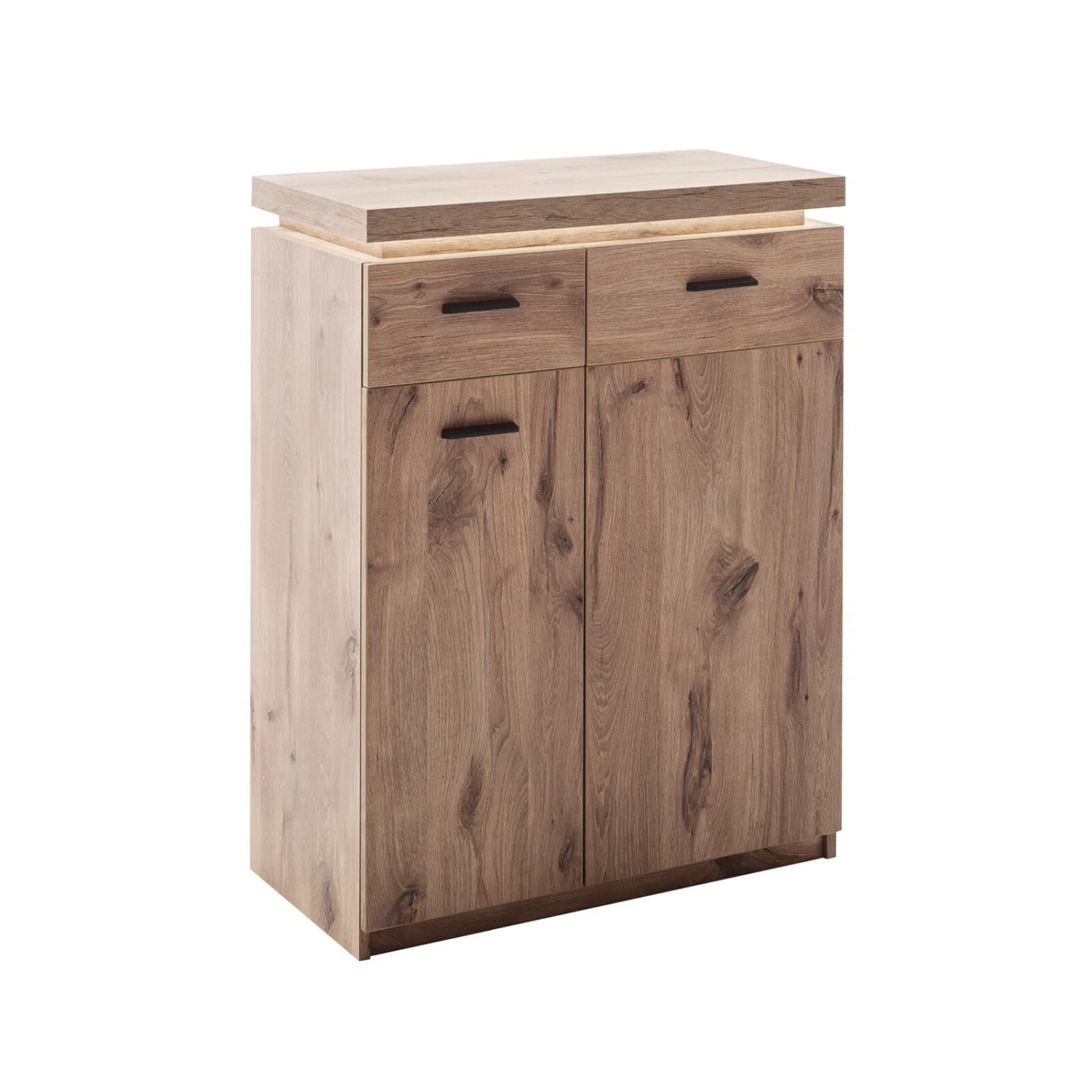 Kommode - Viking Oak - LED-Beleuchtung - 75 cm 1 Kommode - Viking Oak - LED-Beleuchtung - 75 cm