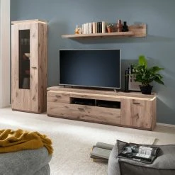 TV-Lowboard - Viking Oak - LED-Beleuchtung - 196 cm -Esszimmer Verkaufsgeschäft 1189006900 11 1600Wx1600H