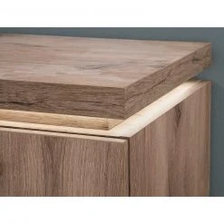 Standvitrine - Viking Oak - LED-Beleuchtung - 198 cm -Esszimmer Verkaufsgeschäft 1189007100 06 1600Wx1600H