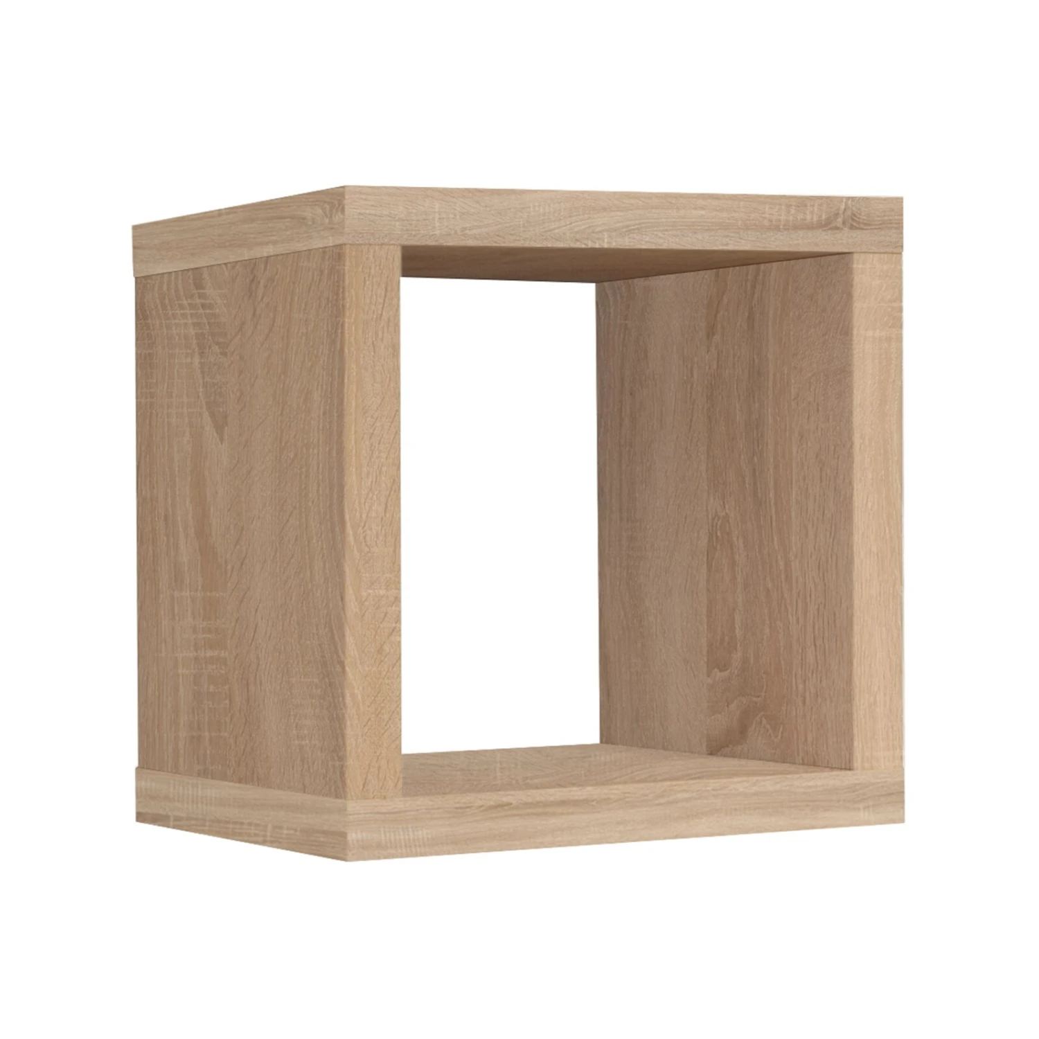 Würfelregal - Eiche sägerau - 40 cm 1 Würfelregal - Eiche sägerau - 40 cm