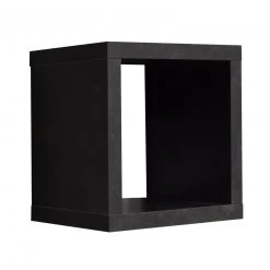 Würfelregal - Schwarzstahloptik - 40 cm