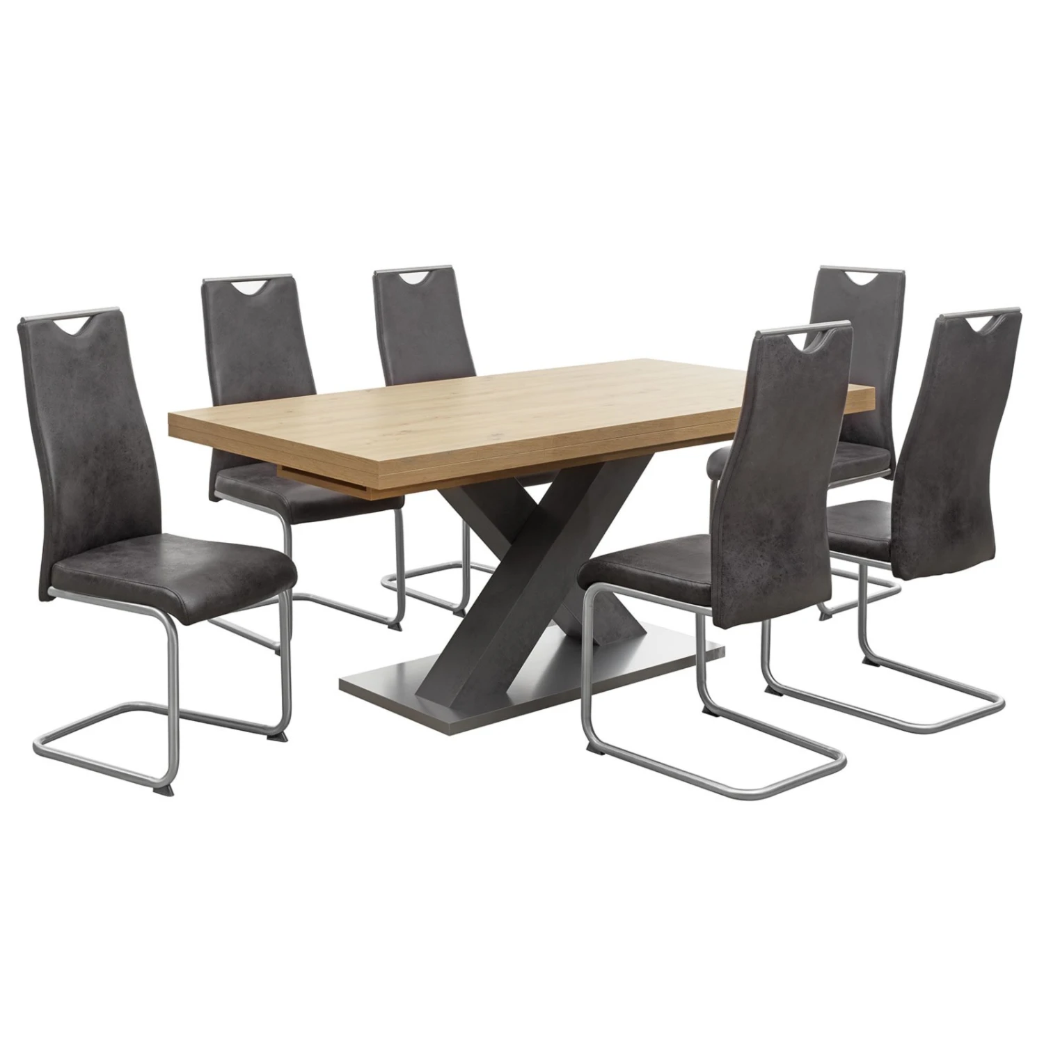 Esstisch - Asteiche - ausziehbar 2 Esstisch - Asteiche - ausziehbar – Bild 2