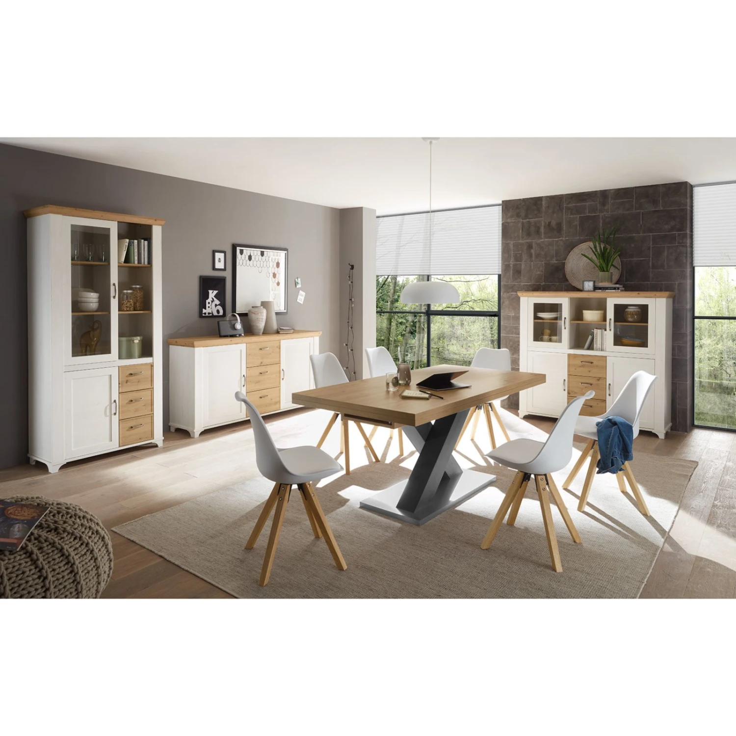 Esstisch - Asteiche - ausziehbar 3 Esstisch - Asteiche - ausziehbar – Bild 3