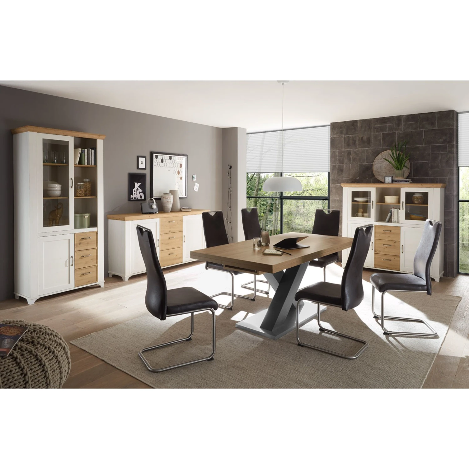 Esstisch - Asteiche - ausziehbar 4 Esstisch - Asteiche - ausziehbar – Bild 4