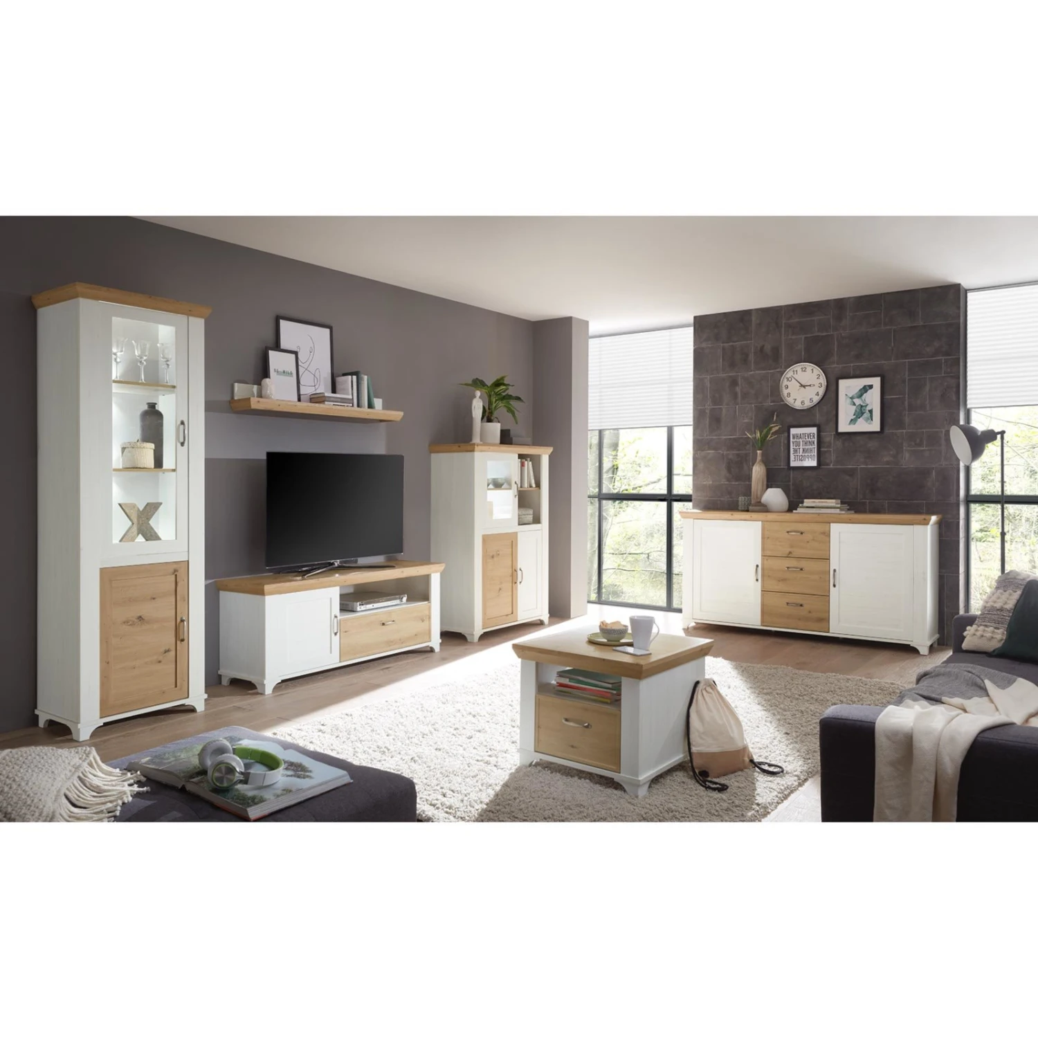 Vitrine - Anderson Pine - Artisan Eiche 4 Vitrine - Anderson Pine - Artisan Eiche – Bild 4