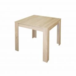 Esstisch - Eiche sägerau - 80x80 cm