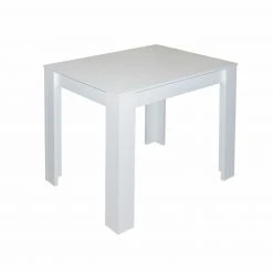 Esstisch - weiß - ausziehbar bis 120 cm