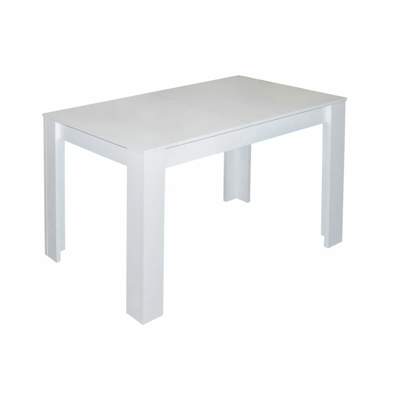 Esstisch - weiß - ausziehbar bis 150 cm 1 Esstisch - weiß - ausziehbar bis 150 cm