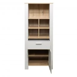 Highboard - kreidegrau - Asteiche - 63 cm -Esszimmer Verkaufsgeschäft 1205007200 03 1600Wx1600H