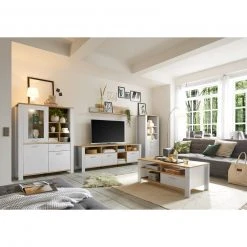 Highboard - kreidegrau - Asteiche - 63 cm -Esszimmer Verkaufsgeschäft 1205007200 05 1600Wx1600H