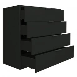 Kommode - anthrazit matt - 4 Schubkästen 12 Kommode - anthrazit matt - 4 Schubkästen -Esszimmer Verkaufsgeschäft 1205008500 06 1600Wx1600H