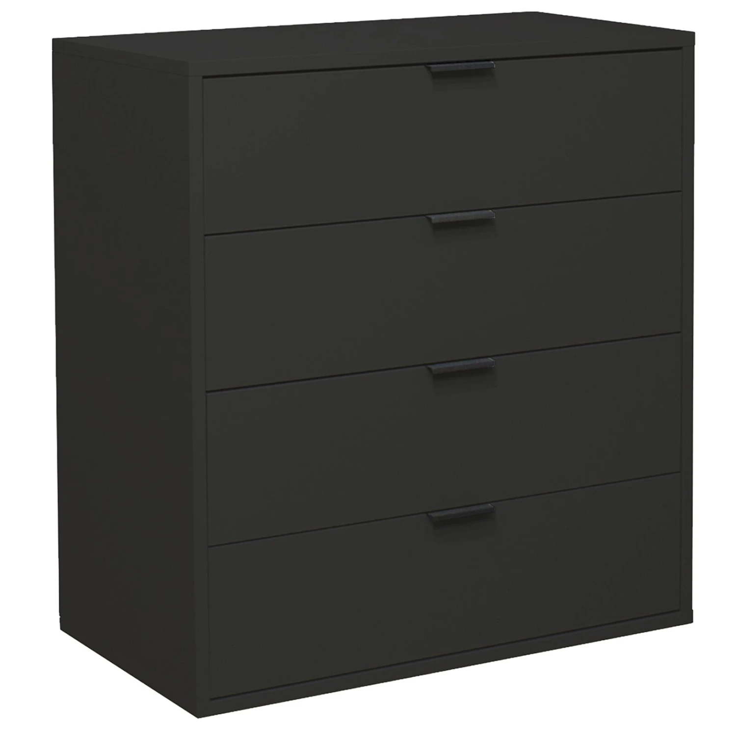 Kommode - anthrazit matt - 4 Schubkästen 1 Kommode - anthrazit matt - 4 Schubkästen