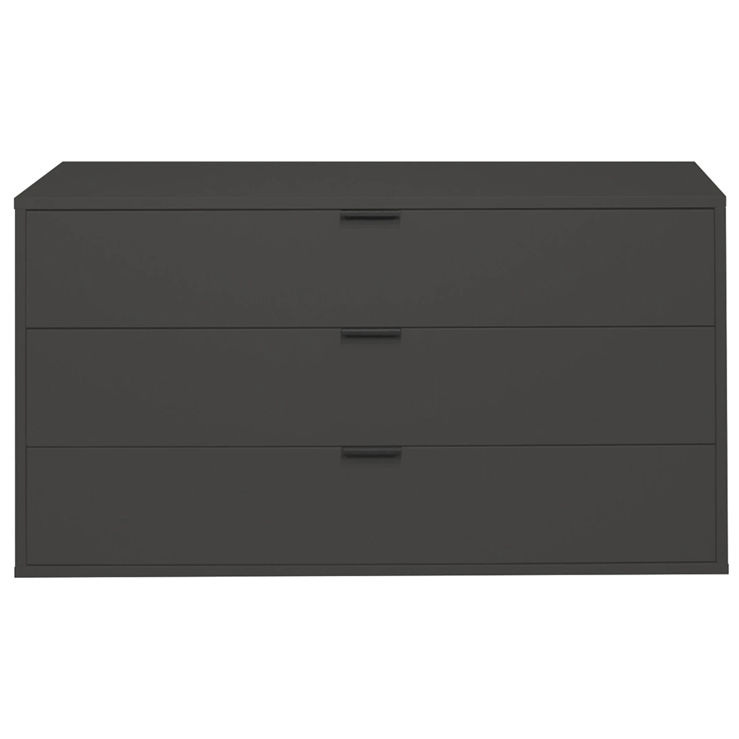 Kommode - anthrazit matt - 3 Schubkästen 2 Kommode - anthrazit matt - 3 Schubkästen – Bild 2