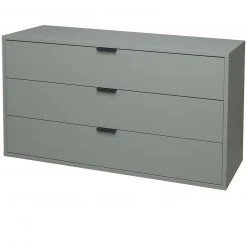 Kommode - pine green matt - 3 Schubkästen -Esszimmer Verkaufsgeschäft 1205008702 03 1600Wx1600H