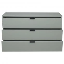 Kommode - pine green matt - 3 Schubkästen -Esszimmer Verkaufsgeschäft 1205008702 04 1600Wx1600H