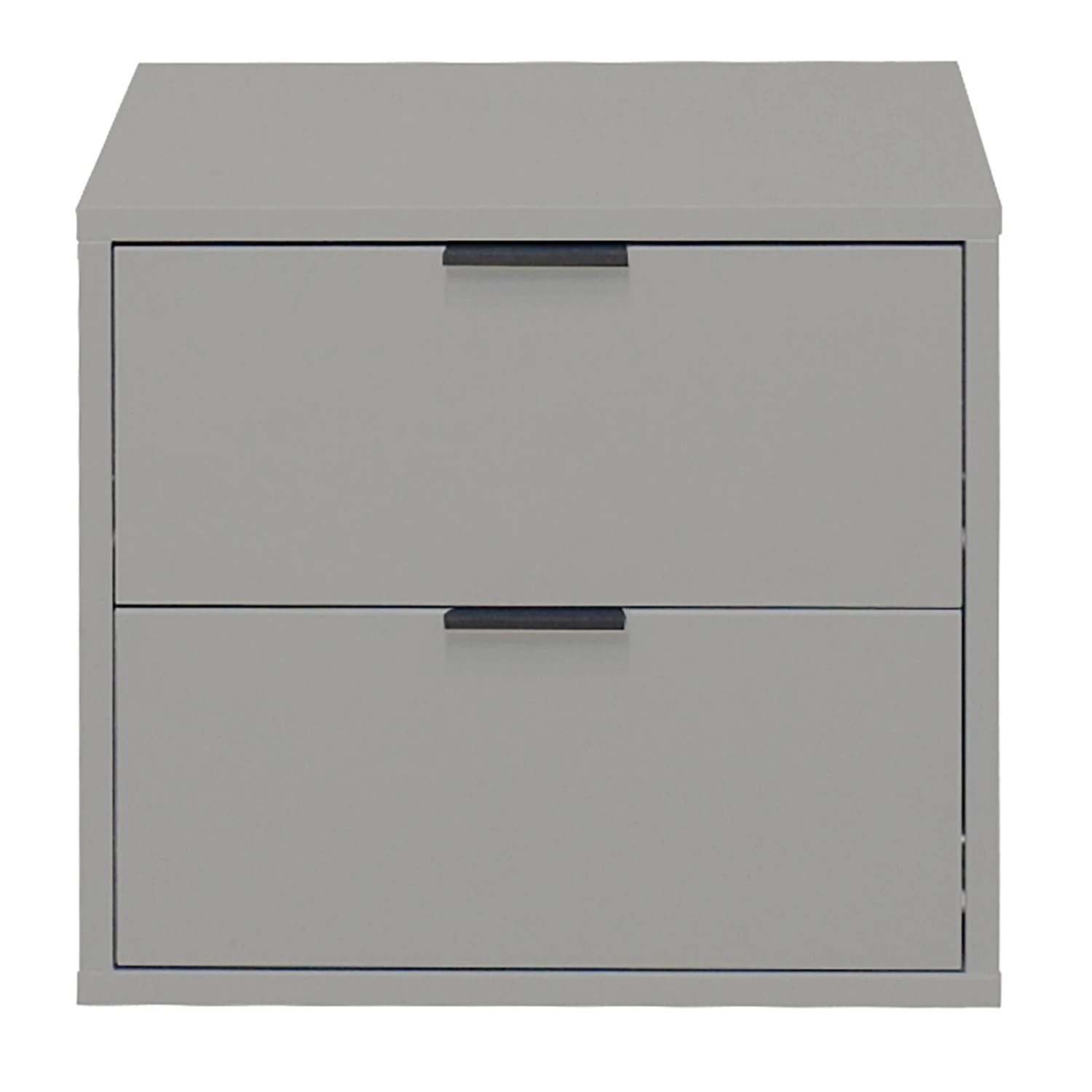 Kommode - kreidegrau - 2 Schubkästen 2 Kommode - kreidegrau - 2 Schubkästen – Bild 2