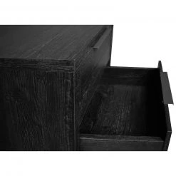 Kommode - Flamed Wood black - 3 Schubkästen -Esszimmer Verkaufsgeschäft 1205009003 05 1600Wx1600H