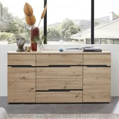 Sideboard - Artisan Eiche - Graphit - 165 cm -Esszimmer Verkaufsgeschäft 1226008300 03 1600Wx1600H