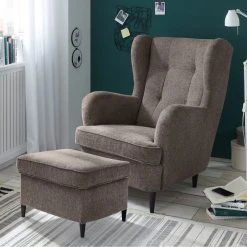 Hocker - espresso - Webstoff -Esszimmer Verkaufsgeschäft 1227007604 03 1600Wx1600H