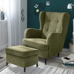 Hocker - olive - Webstoff -Esszimmer Verkaufsgeschäft 1227007607 03 1600Wx1600H