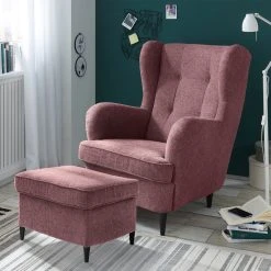 Hocker - rosa - Webstoff -Esszimmer Verkaufsgeschäft 1227007608 03 1600Wx1600H