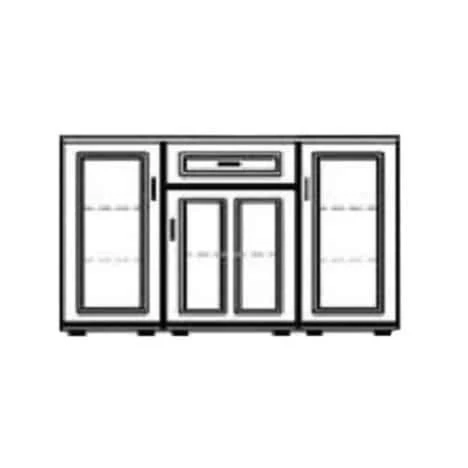 Sideboard - Kirschbaum - 150 cm breit 3 Sideboard - Kirschbaum - 150 cm breit – Bild 3