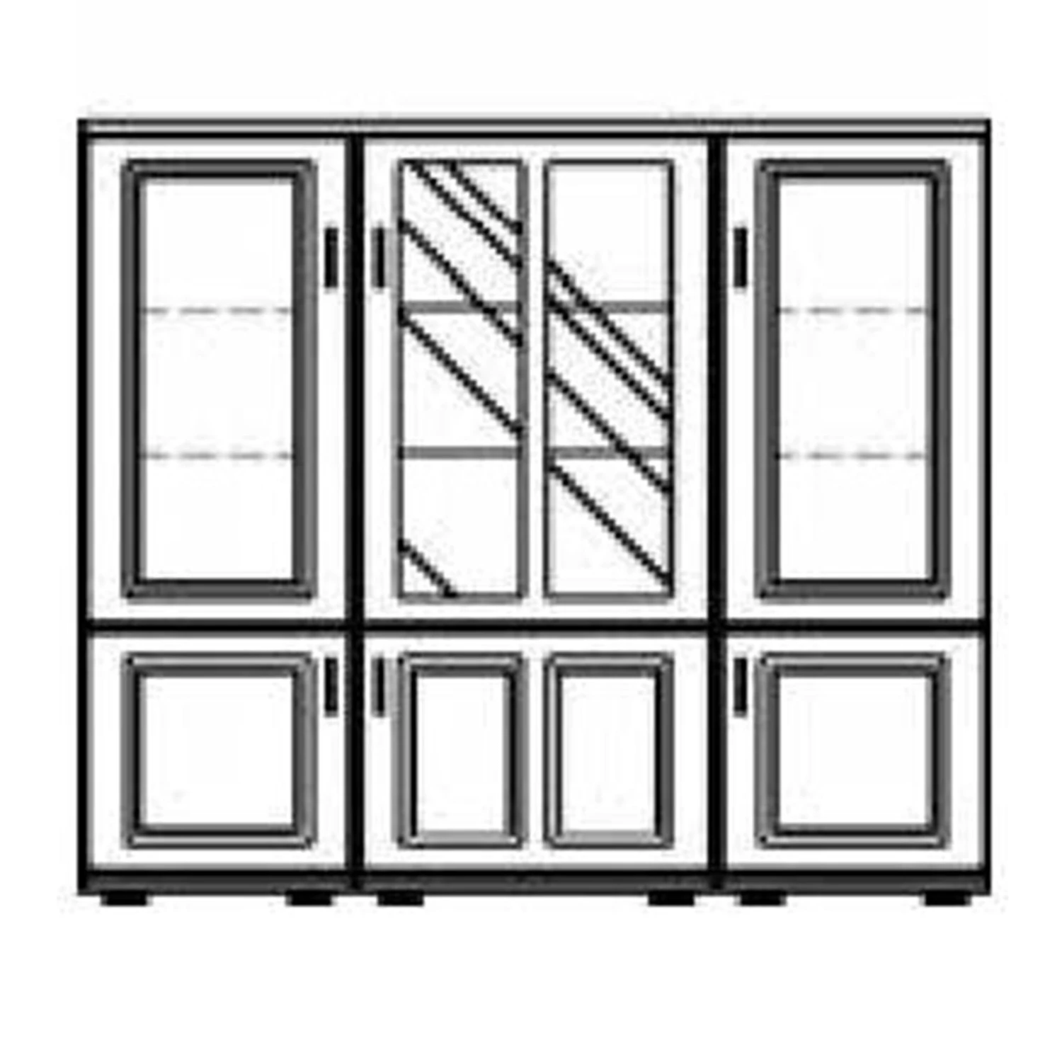 Highboard - Tonweiß matt - 150 cm 2 Highboard - Tonweiß matt - 150 cm – Bild 2