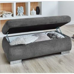 polsterpower Hocker - grau - aufklappbar 7 polsterpower Hocker - grau - aufklappbar -Esszimmer Verkaufsgeschäft 1231016800 05 1600Wx1600H