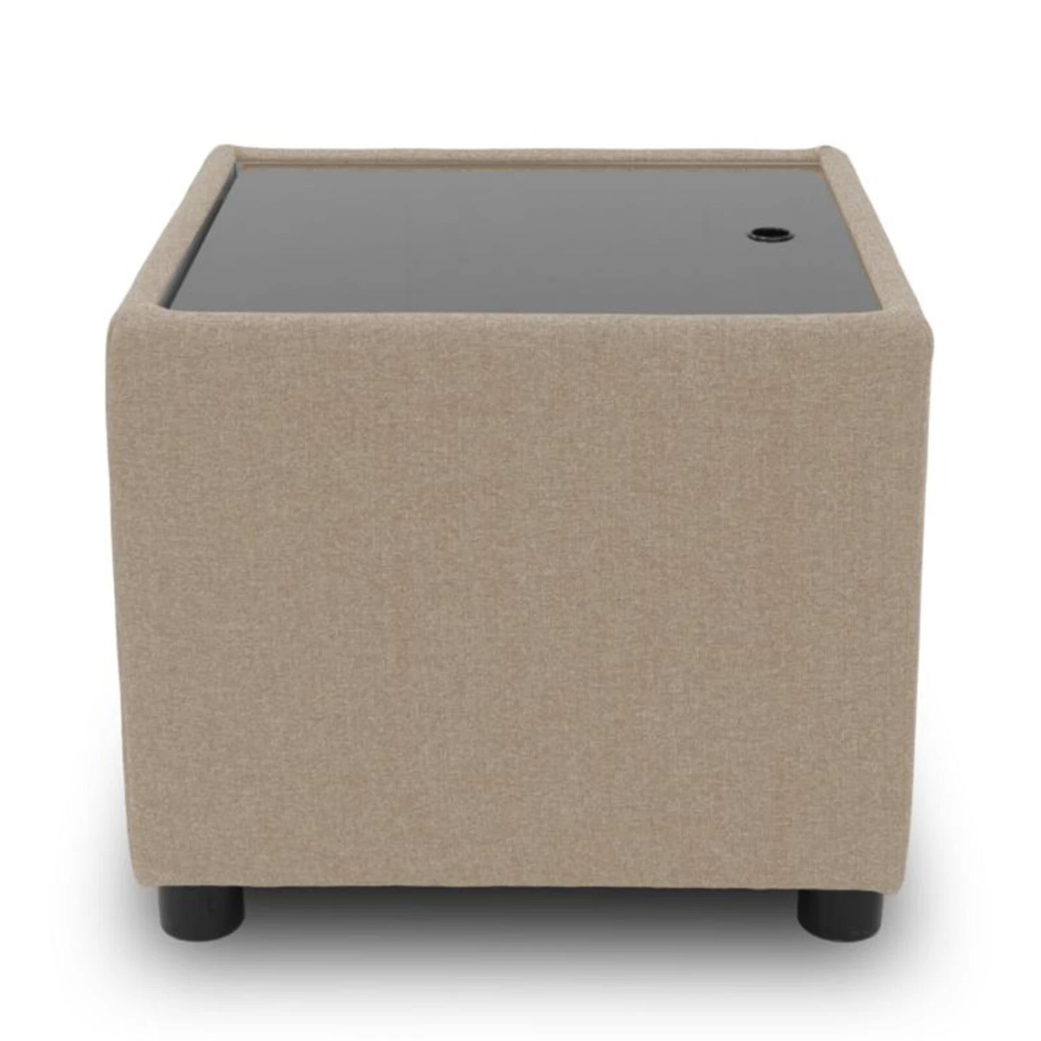 Polsterhocker - LOOKS by Wolfgang Joop - beige - Tischfunktion 5 Polsterhocker - LOOKS by Wolfgang Joop - beige - Tischfunktion – Bild 5