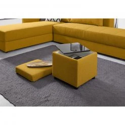 Polsterhocker - LOOKS by Wolfgang Joop - senf - Tischfunktion 8 Polsterhocker - LOOKS by Wolfgang Joop - senf - Tischfunktion -Esszimmer Verkaufsgeschäft 1238006903 04 1600Wx1600H