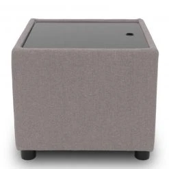 Polsterhocker - LOOKS by Wolfgang Joop - hellgrau - Tischfunktion -Esszimmer Verkaufsgeschäft 1238007001 06 1600Wx1600H