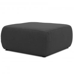 Hocker - grau - Webstoff