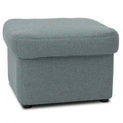 Hocker - eisblau - Feingewebe - 60x60 cm -Esszimmer Verkaufsgeschäft 1238018400 03 1600Wx1600H